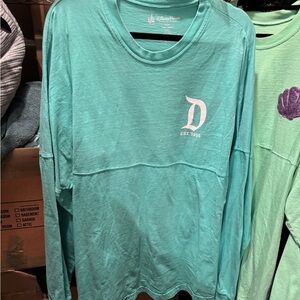 Disneyland Aqua Long Sleeve Spirit Jersey